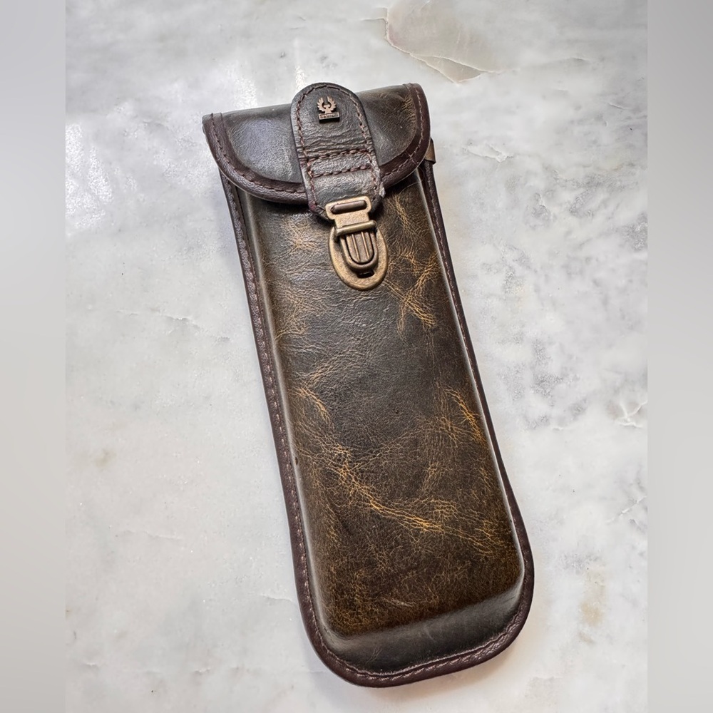 Vintage Leather Eyeglass Case
